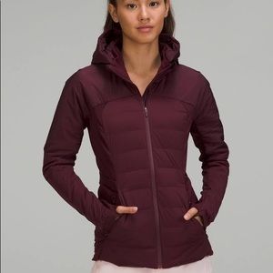 Lululemon Down for It All Jacket in Cassis